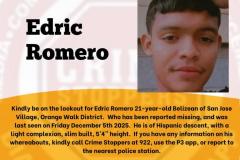 Missing-Edric-Romero