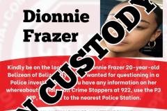 In Custody Dionnie Frazer