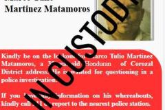 Marco Tulio Martinez Matamoros