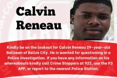Wanted Calvin Reneau